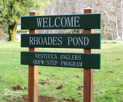 Pond Entrance Sign